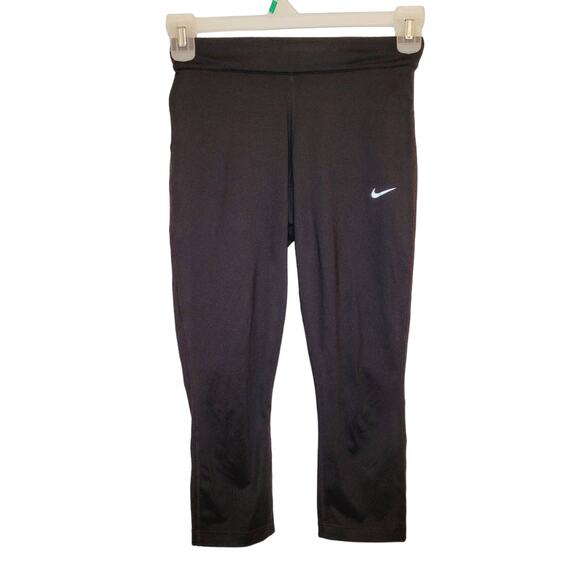 Nike dri-fit womens black running leggings athletic - Picture 1 of 9